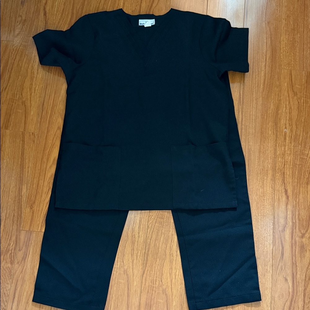 Black scrub Set XS